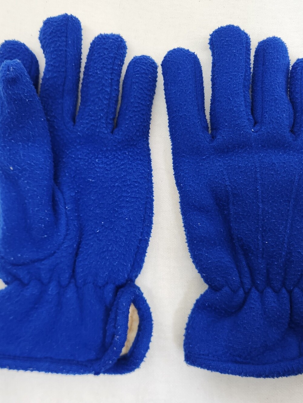 Vintage Thinsulate Thermal Insulate Blue Fleece Gloves Womens Small